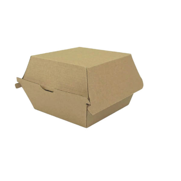 10 PCS KRAFT PAPER BURGER BOX ( solid ) Kraft Paper BURGER BOX Square FOOD MEAL & BURGER & CAKE 10 PCS Kraft Paper BURGER BOX Square FOOD MEAL & BURGER & CAKE