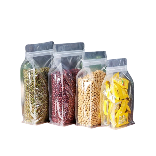 25PCS (8 Side Seal) High Transparent Stand Up Pouch Plastic Bag With Zip Lock Design 25PCS (8 Side Seal) High Transparent Stand Up Pouch Plastic Bag With Zip Lock Design