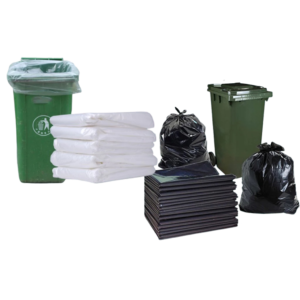 PLAIN / BLACK HD BAG 50"X60" Garbage Bag Jumbo Size / Industrial Bin Trash Bag