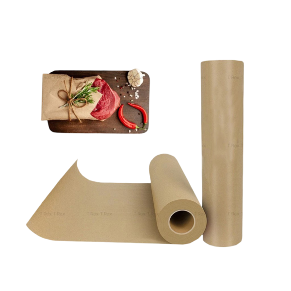 eeeee 30cm Brown Butcher Paper Roll Uncoated / Meat Paper / Food Wrap / Food Packaging Paper Roll